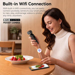 Videocamera sportiva portatile con schermo IPS da 1,9 pollici e risoluzione 2K