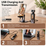 Videocamera sportiva portatile con schermo IPS da 1,9 pollici e risoluzione 2K