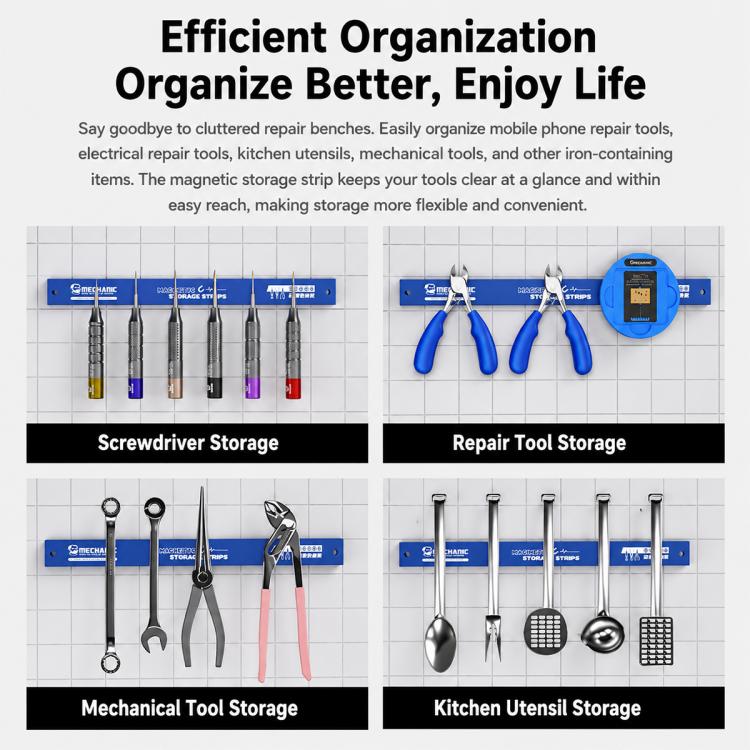 Striscia assorbente magnetica per cacciavite MECHANIC MAG25