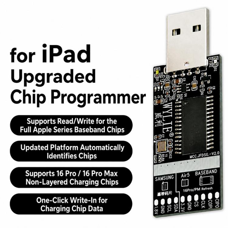 Programmatore chip di ricarica per iPad di seconda generazione WYLIE