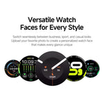 Smartwatch W9 Mini da 1,29 pollici con schermo IPS rotondo, versione in lingua straniera e supporto per il test della glicemia.
