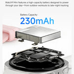 Smartwatch W9 Mini da 1,29 pollici con schermo IPS rotondo, versione in lingua straniera e supporto per il test della glicemia.