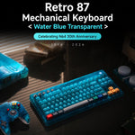 Tastiera meccanica 8BitDo Retro87 con illuminazione RGB retrò e tasti grandi