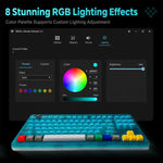 Tastiera meccanica 8BitDo Retro87 con illuminazione RGB retrò e tasti grandi