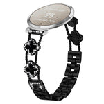 Cinturino per orologio xDfind con doppio quadrifoglio e diamanti in lega., For Garmin Lily 2