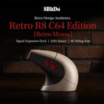 Mouse wireless 8BitDo Retro R8-C64 Edition con base di ricarica