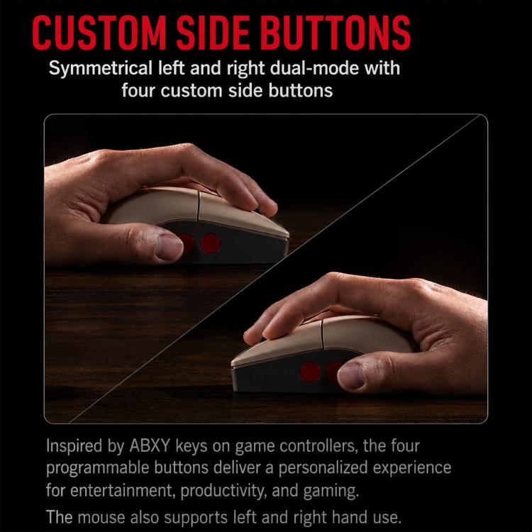 Mouse wireless 8BitDo Retro R8-C64 Edition con base di ricarica