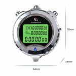 Cronometro in metallo luminoso per sport, allenamento, nuoto e atletica leggera., YS-610L 10 Laps Memory, YS-630L 30 Laps Memory, YS-660L 60 Laps Memory, YS-6100L 100 Laps Memory
