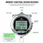 Cronometro in metallo luminoso per sport, allenamento, nuoto e atletica leggera., YS-610L 10 Laps Memory, YS-630L 30 Laps Memory, YS-660L 60 Laps Memory, YS-6100L 100 Laps Memory