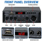 BT-298 Pro Amplificatore audio digitale stereo a 2 canali con Bluetooth, EU Plug, US Plug, UK Plug