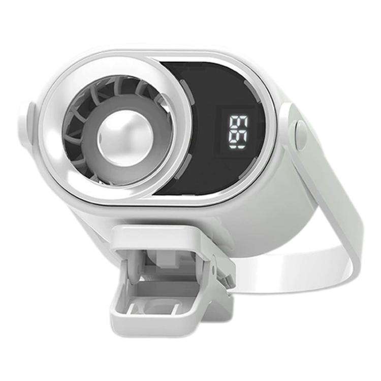 Ventilatore portatile con clip, controllo intelligente della velocità continua e display digitale