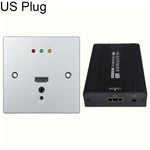 Set di convertitore trasmettitore e ricevitore per cavo di rete HD con presa a muro WP1815HD, EU Plug, US Plug, UK Plug, AU Plug