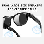 Occhiali con telecamera intelligente AI da 8 MP CY03MAX, con lenti fotocromatiche e custodia di ricarica, CY03MAX