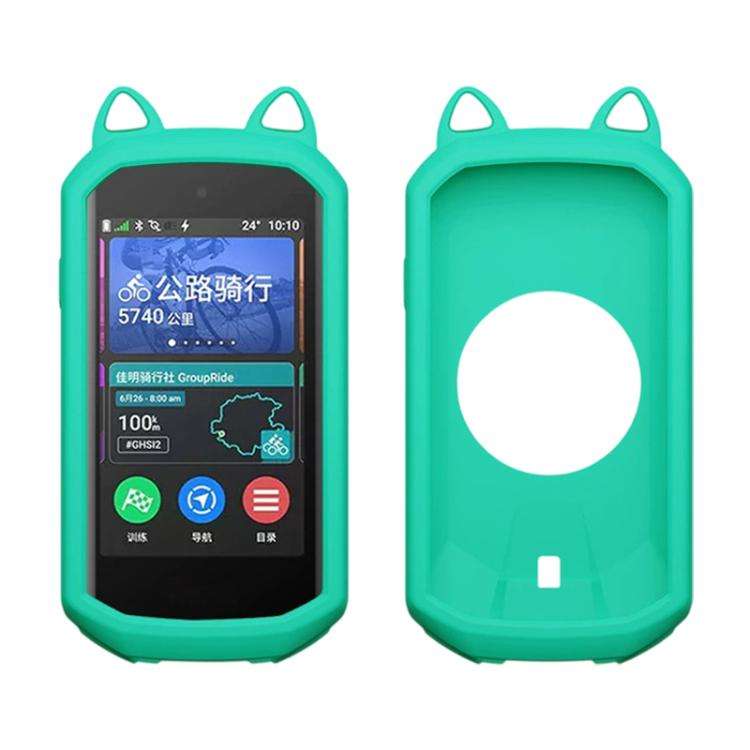 Copertura in silicone con orecchie di gatto per cronometro da bicicletta, For Garmin Edge 1050