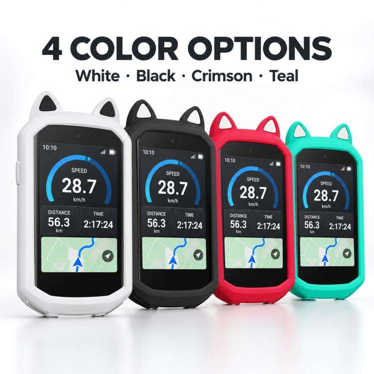 Copertura in silicone con orecchie di gatto per cronometro da bicicletta, For Garmin Edge 1050