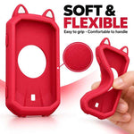 Copertura in silicone con orecchie di gatto per cronometro da bicicletta, For Garmin Edge 1050