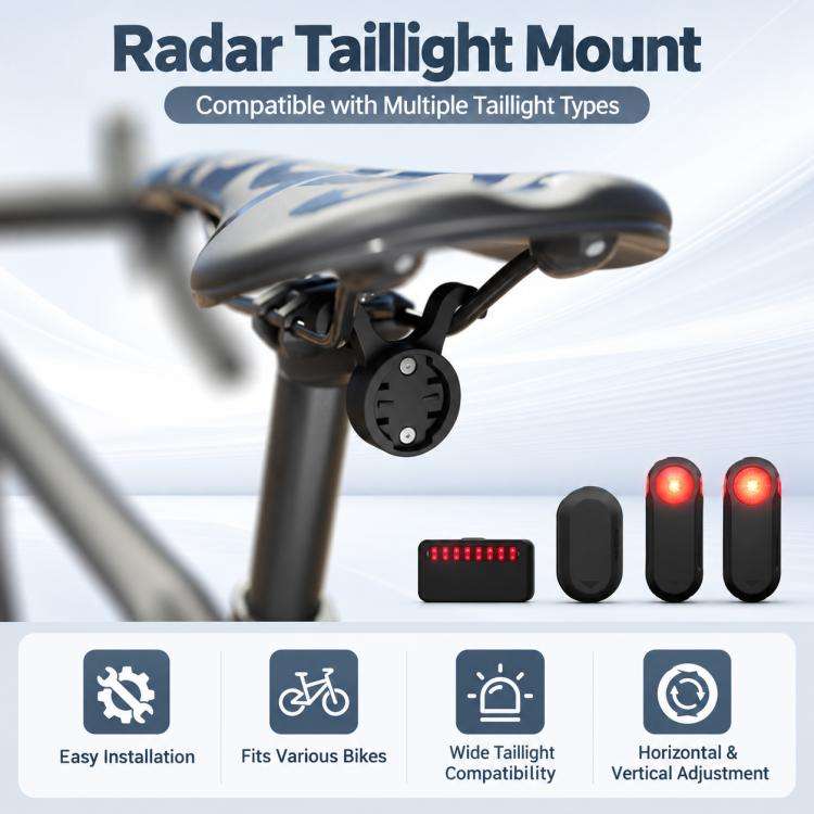 Supporto universale per fanale posteriore radar per bicicletta CYCLAMi S11, S11