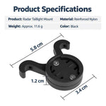 Supporto universale per fanale posteriore radar per bicicletta CYCLAMi S11, S11