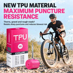 Camera d'aria per bicicletta CYCLAMi in TPU ultraleggera, 30g-Road-FV45mm, 30g-Road-FV65mm, 30g-Road-FV85mm, 45g-Gravel-FV45mm, 45g-Gravel-FV65mm, 65g-MTB-26in, 65g-MTB-27.5in, 65g-MTB-29in