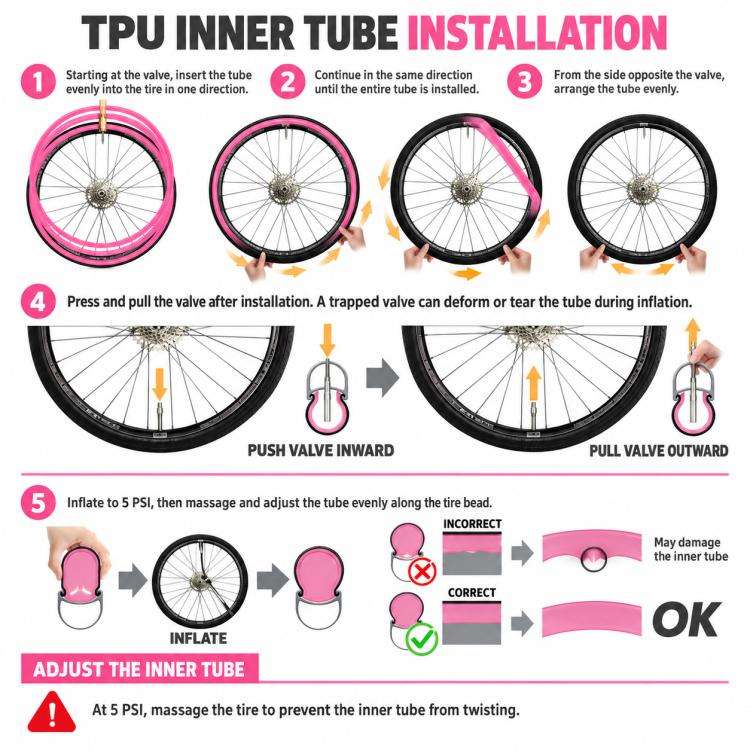Camera d'aria per bicicletta CYCLAMi in TPU ultraleggera, 30g-Road-FV45mm, 30g-Road-FV65mm, 30g-Road-FV85mm, 45g-Gravel-FV45mm, 45g-Gravel-FV65mm, 65g-MTB-26in, 65g-MTB-27.5in, 65g-MTB-29in