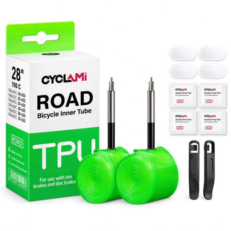 CYCLAMi 2 pezzi/confezione - Camera d'aria ultraleggera in TPU per bici da corsa, 30g-FV45mm, 30g-FV65mm, 30g-FV85mm