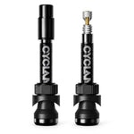 CYCLAMi - Coppia di valvole tubeless per bicicletta in alluminio (tipo Presta) con prolunga, 45mm, 65mm, 85mm