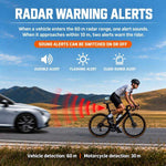 CYCLAMi RT02 Smart Bike Tail Light Brake Radar Sensing Warning Light, RT02