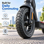 AIMITE Electric Scooter 45mm Slot Honeycomb Solid Tire, Size: 60 / 65-6.9 inch, For Ninebot MAX G2 (Black)
