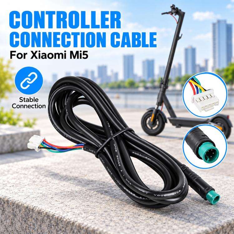 LYP4103 Electric Scooter 5 Pin Controller Connector Cable For Xiaomi MI5, 173cm