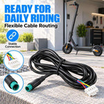 LYP4103 Electric Scooter 5 Pin Controller Connector Cable For Xiaomi MI5, 173cm
