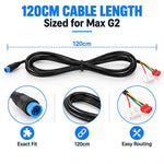 LYQT099-4 Electric Scooter Controller Connector Cable For Ninebot MAX G2, 120cm