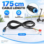 LYQT256-3 Electric Scooter Controller Connector Cable For Ninebot F2/F2 Pro/F2 Plus, 175cm