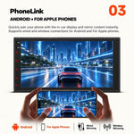7 inch IPS Double-DIN Car MP5 Player Wireless CarPlay/Android Auto Bluetooth HD Display