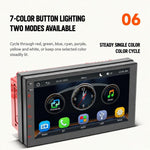7 inch IPS Double-DIN Car MP5 Player Wireless CarPlay/Android Auto Bluetooth HD Display