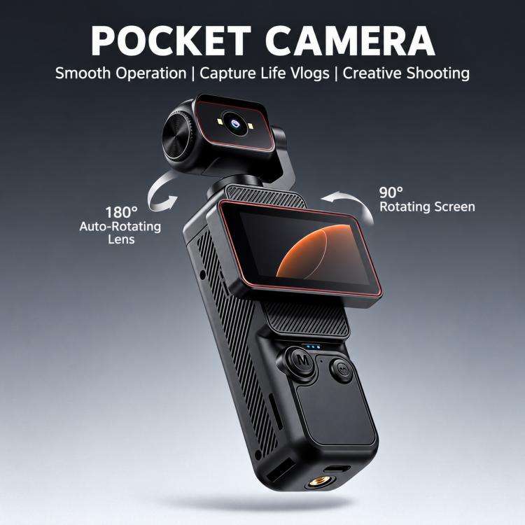 DV11 1.97-inch HD Handheld Gimbal Pocket Camera Outdoor Sports Recorder
