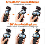 DV11 1.97-inch HD Handheld Gimbal Pocket Camera Outdoor Sports Recorder
