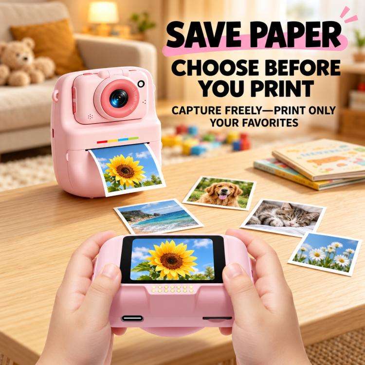 G01 Portable Detachable Kids Instant Print Camera