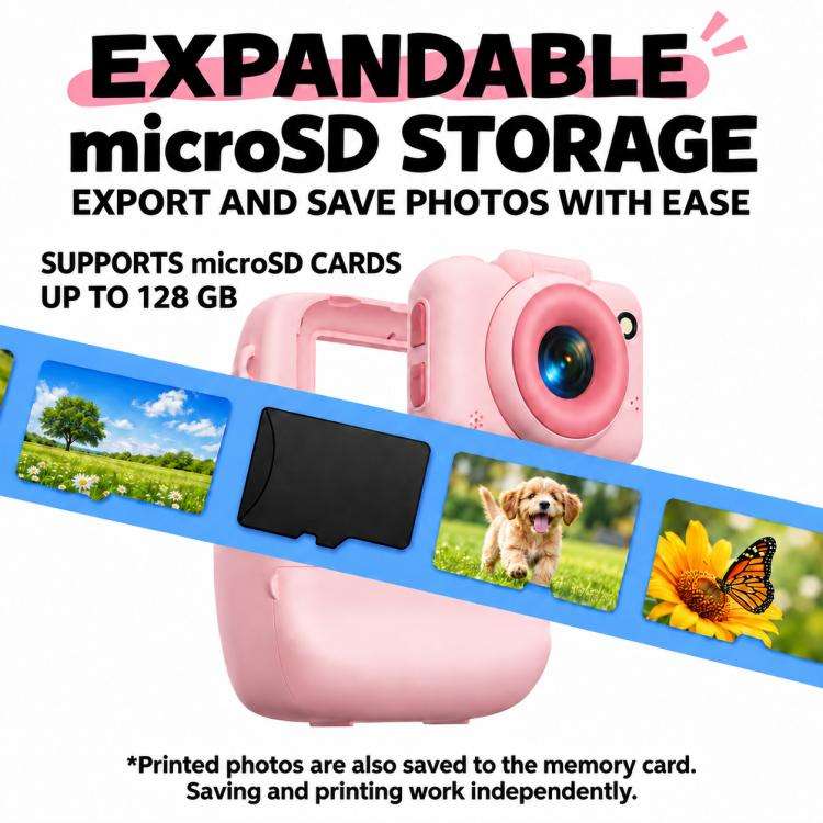 G01 Portable Detachable Kids Instant Print Camera