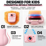 G01 Portable Detachable Kids Instant Print Camera