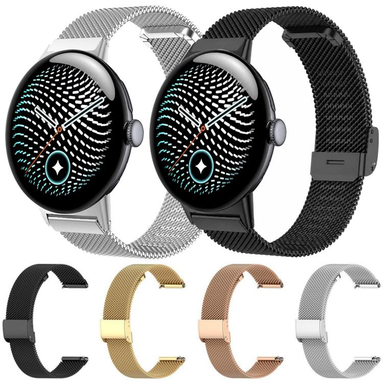 xDfind Milanese Metal Buckle Watch Band, For Google Pixel Watch 5 / 4 / 3 / 2 / 1 41mm, For Google Pixel Watch 5 / 4 / 3 45mm