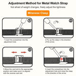xDfind Milanese Metal Buckle Watch Band, For Google Pixel Watch 5 / 4 / 3 / 2 / 1 41mm, For Google Pixel Watch 5 / 4 / 3 45mm