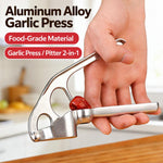 LsCook Stainless Steel Manual Garlic Masher Garlic Presser, No.3 Garlic Press, No.10 Garlic Press, No.9 Garlic Press