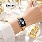 xDfind Double Folding Butterfly Clasp Metal Watch Band, For Galaxy Fit3 SM-R390