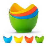 4 PCS/Set Food Grade Silicone Heat Resistant Silicone Egg Poacher Cups