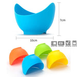 4 PCS/Set Food Grade Silicone Heat Resistant Silicone Egg Poacher Cups