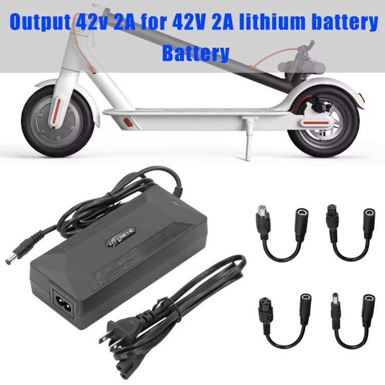 LYCDQ026 Electric Scooter 4 in 1 42V/2A Charger For Xiaomi M365 Series/Ninebot ES Series, EU Plug, US Plug, UK Plug, AU Plug