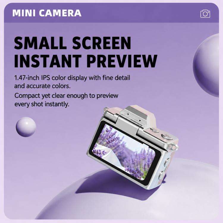 M38 1080P 1.47 inch Flip Screen Mini Portable Retro Thumb Camera