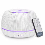 SS13 Colorful Wood Grain 300ml Aroma Diffuser with Remote Control