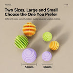 Soft Rubber Anti-Tangle Laundry Balls TPR Cleaning Balls, Small Size Multicolor 6 PCS, Large Size Multicolor 3 PCS, Large Size Yellow 3 PCS, Large Size Green 3 PCS, Large Size Purple 3 PCS, Large Size White 3 PCS