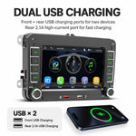 Car MP5 Player Phone Connectivity Bluetooth Reversing Camera for Volkswagen, F9071W 7 inch